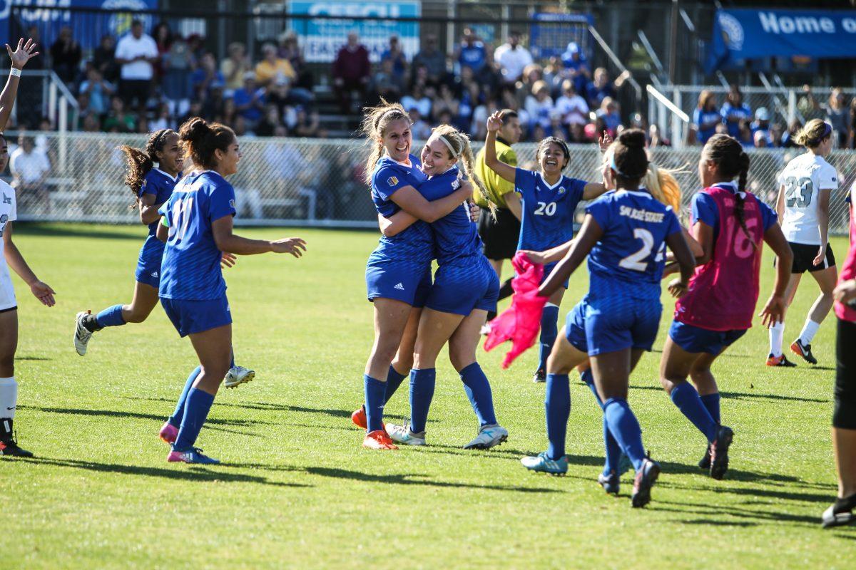 Amarikwa and Becerra lead Spartans to quarterfinal win over rival Fresno State