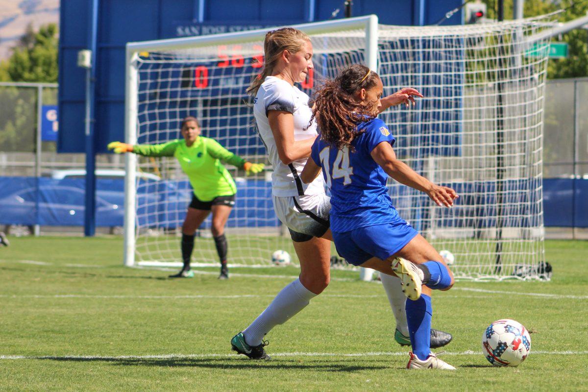 Literal last-minute goal yields Spartans loss