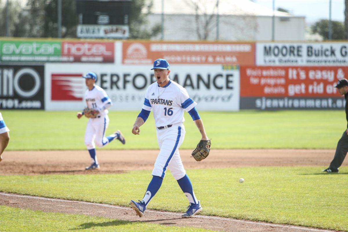 Pitching propels baseball to first conference victory against Bulldogs
