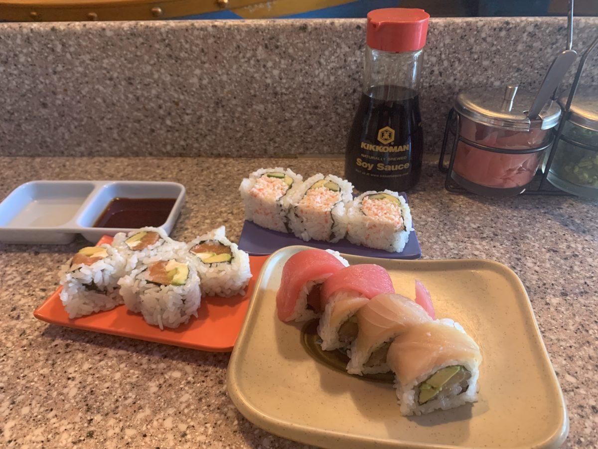 Raw fish and rice is not very nice