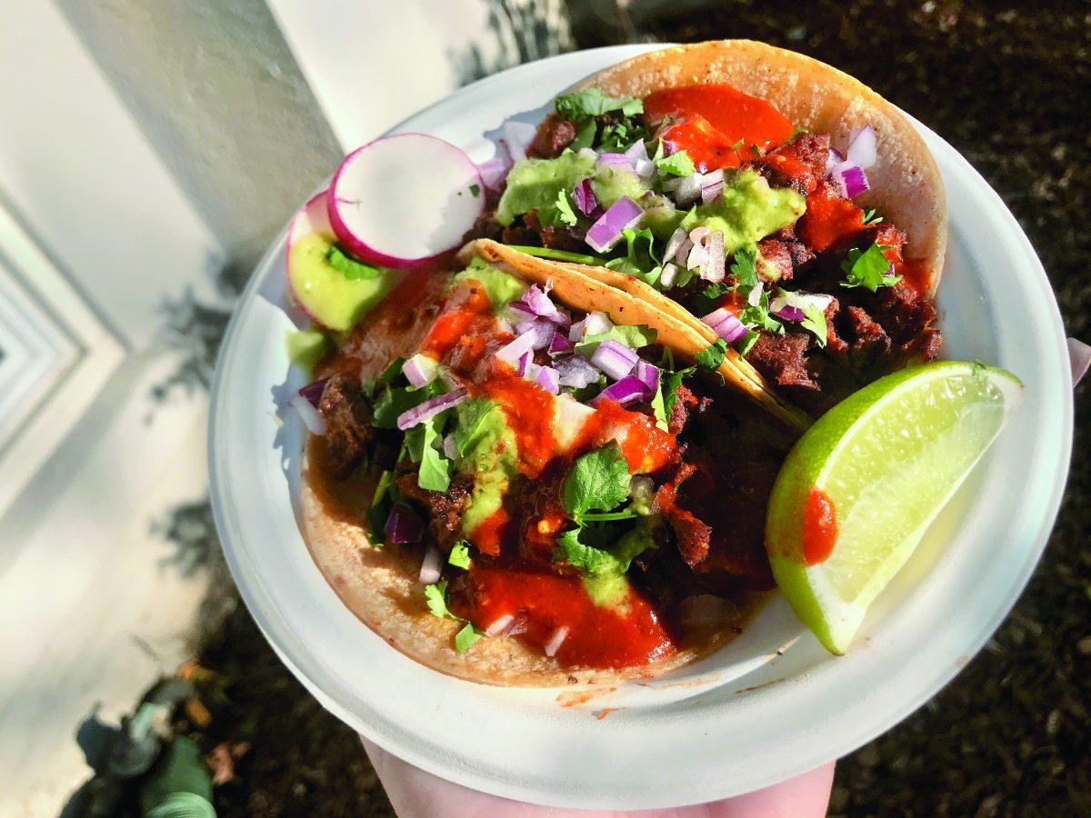 Vegan Veganos offers a variety of vegan versions of meat tacos, which include chorizo, asada and pastor &#8220;meats.&#8221;