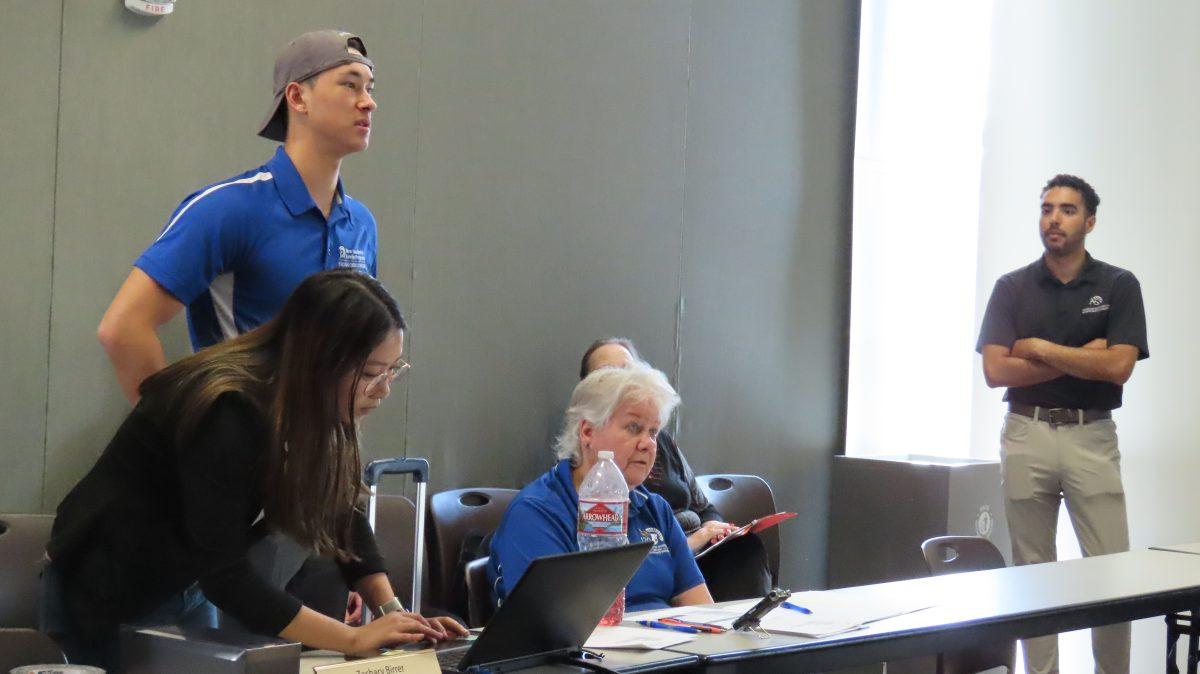 Associated Students Board of Directors set up a Zoom video conference for Wednesday's meeting to practice social distancing to prevent possible spreading of COVID-19. Christian Trujano/Spartan Daily