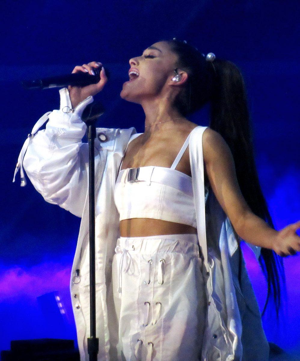 Ariana Grande is an example of a celebrity who gradually began to darken her skin tone as she rose into the spotlight as a solo artist. Public Domain Photo from Wikimedia Commons