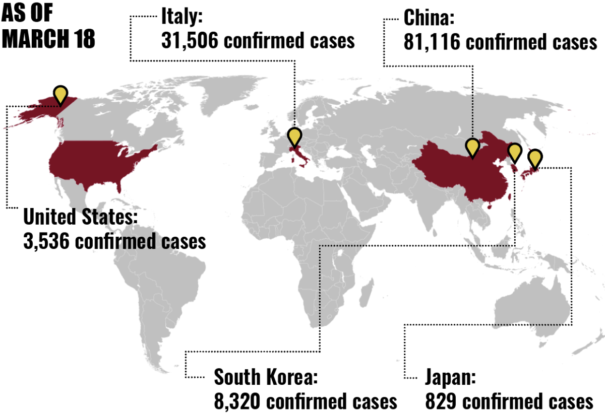 Source: World Health Organization; Infographic by Marci Suela