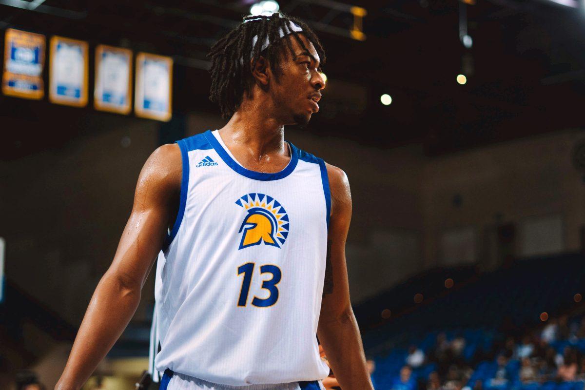 Sophomore guard Seneca Knight led the Spartans in scoring, averaging 17 points this season. Knight was named third-team all-Mountain West in a vote of the league&#8217;s coaches.