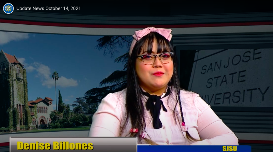 Denise Billones, one of two anchors for the show