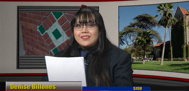 Denise Billones is one of two anchors on our last show.