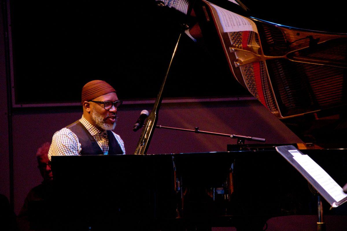 American Jazz pianist and Philadelphia native Orrin Evans closes the Hammer Theatre&#8217;s Black Cab Jazz series Wednesday night. The Evans trio played for an hour.