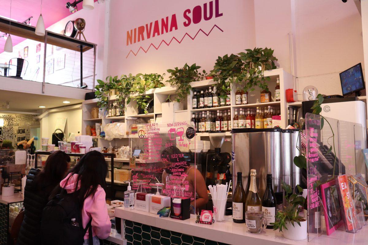 The first Nirvana Soul location serves coffee, tea and pastries and is located at 315 S First St., just half a mile south of San Jose State.