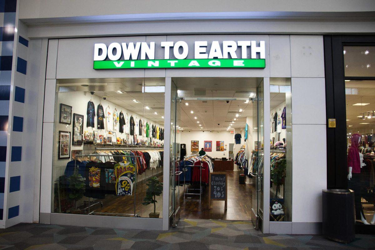 Orlando Flores&#8217;s store Down To Earth has vintage clothing and accessories, it is located on the second floor of Eastridge mall, approximately 6 miles from San Jose State.
