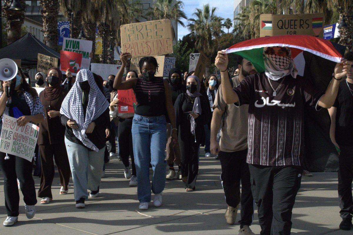 Students protest in support of Palestine