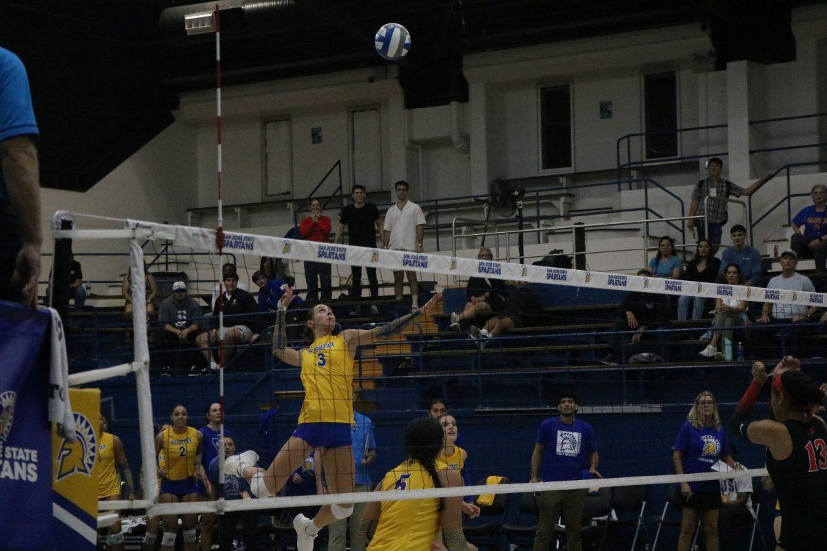 SJSU volleyball crumbles against SDSU