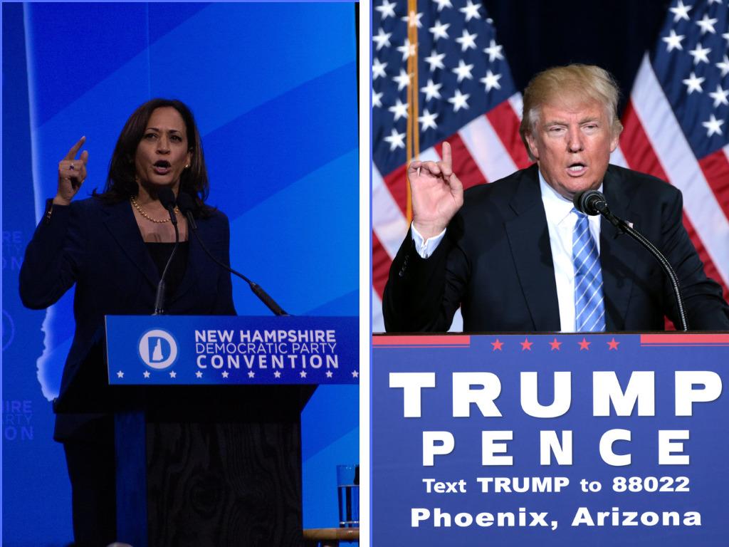 Trump and Harris square off