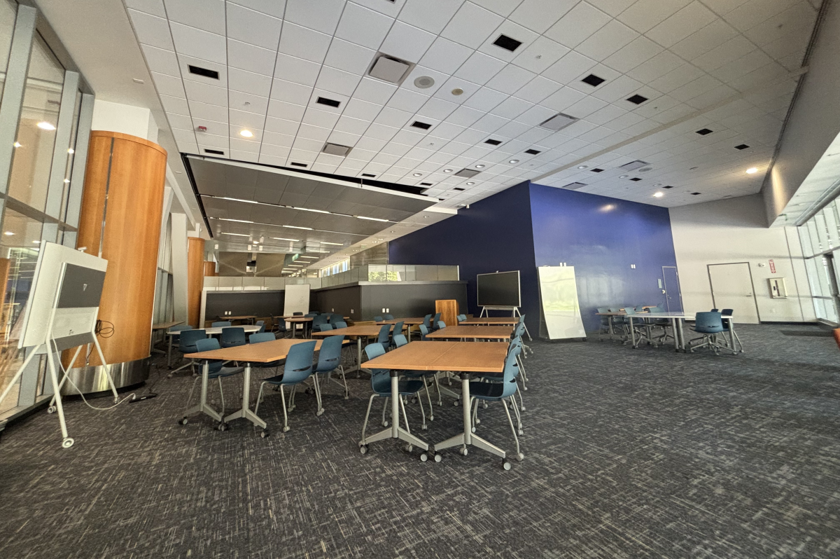 The Digital Humanities Center is located on the first floor of the Dr. Martin Luther King, Jr. Library at San Jos&#233; State.