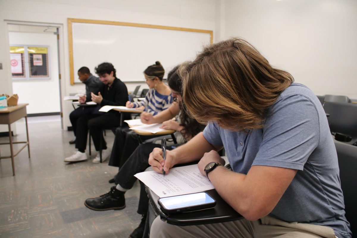 San José State University students write letters to Pennsylvanian voters for the upcoming Supreme Court election. The youth voter turnout in 2024 was 47%.