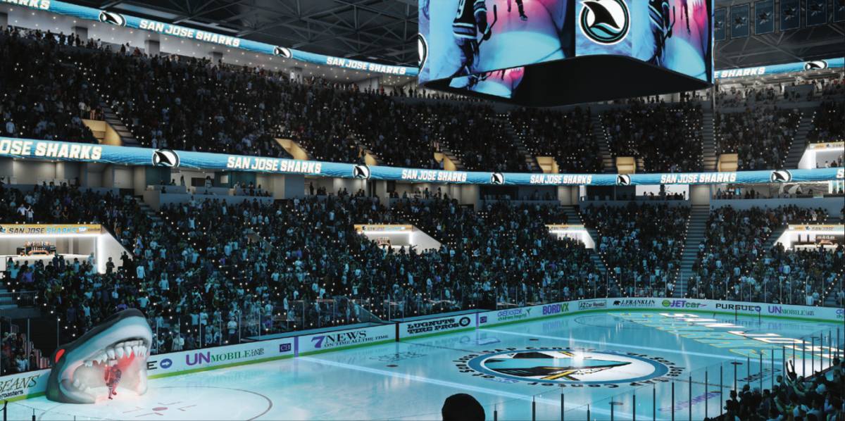 Offensive message displayed at Sharks game